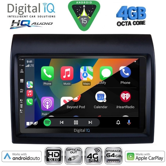 DIGITAL IQ BXK 19140_CPAA (9inc) MULTIMEDIA TABLET for FIAT DUCATO mod. 2006-2011