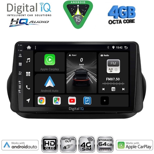 DIGITAL IQ BXK 19140_CPAA (9inc) MULTIMEDIA TABLET for FIAT DUCATO mod. 2006-2011