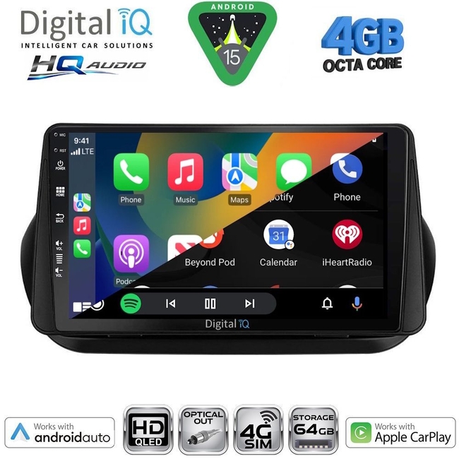 DIGITAL IQ BXK 19140_CPAA (9inc) MULTIMEDIA TABLET for FIAT DUCATO mod. 2006-2011