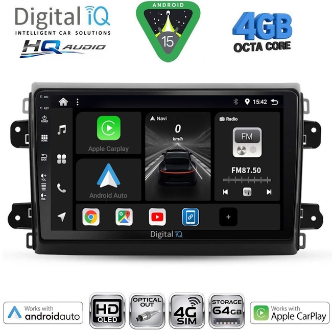 DIGITAL IQ BXK 19140_CPAA (9inc) MULTIMEDIA TABLET for FIAT DUCATO mod. 2006-2011