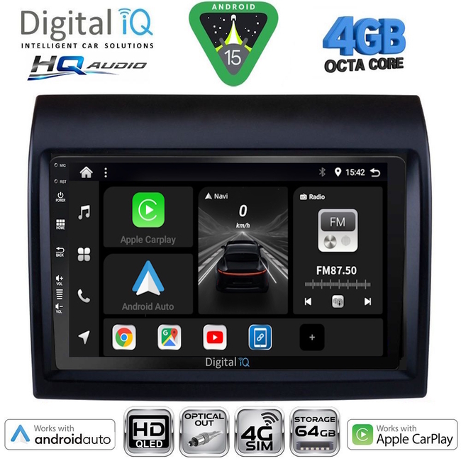 DIGITAL IQ BXK 19140_CPAA (9inc) MULTIMEDIA TABLET for FIAT DUCATO mod. 2006-2011