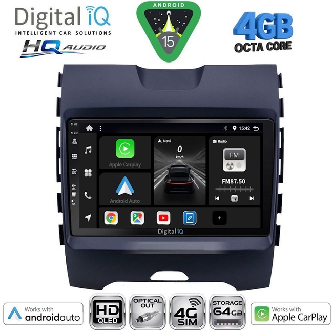 DIGITAL IQ BXK 19150_CPAA (9inc) MULTIMEDIA TABLET for FORD ECOSPORT  mod. 2012-2018