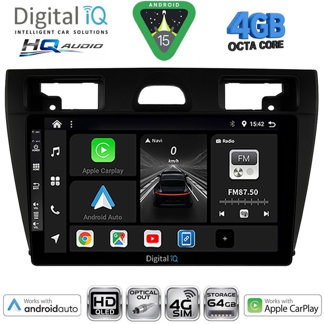 DIGITAL IQ BXK 19150_CPAA (9inc) MULTIMEDIA TABLET for FORD ECOSPORT  mod. 2012-2018