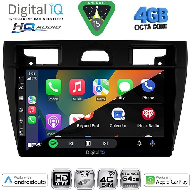 DIGITAL IQ BXK 19150_CPAA (9inc) MULTIMEDIA TABLET for FORD ECOSPORT  mod. 2012-2018