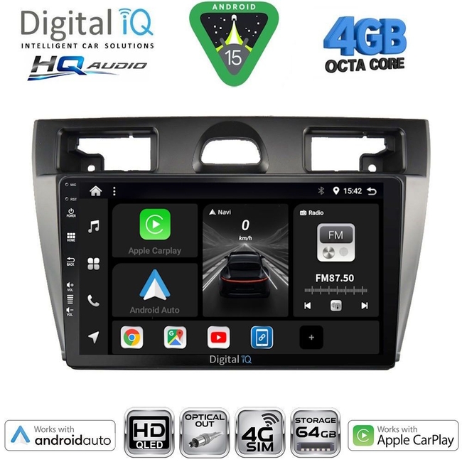 DIGITAL IQ BXK 19150_CPAA (9inc) MULTIMEDIA TABLET for FORD ECOSPORT  mod. 2012-2018