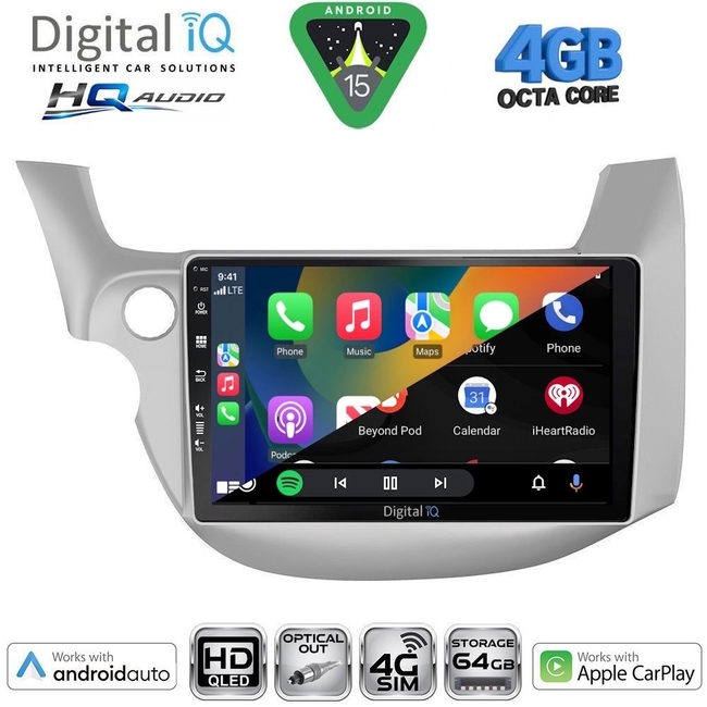 DIGITAL IQ BXK 19211_CPAA (10inc) MULTIMEDIA TABLET for HONDA JAZZ mod. 2008-2012
