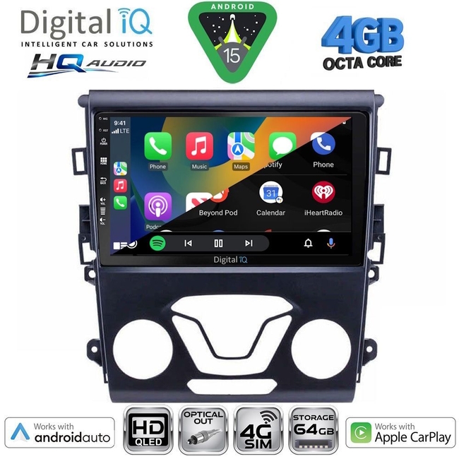 DIGITAL IQ BXK 19163_CPAA A/C (10inc) MULTIMEDIA TABLET for FORD MONDEO mod. 2011-2013