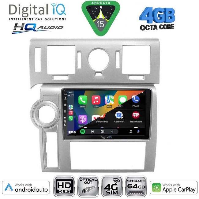 DIGITAL IQ BXK 19216_CPAA (9inc) MULTIMEDIA TABLET for HUMMER H2 mod. 2008-2009