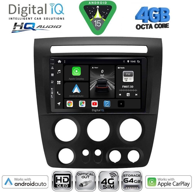 DIGITAL IQ BXK 19216_CPAA (9inc) MULTIMEDIA TABLET for HUMMER H2 mod. 2008-2009