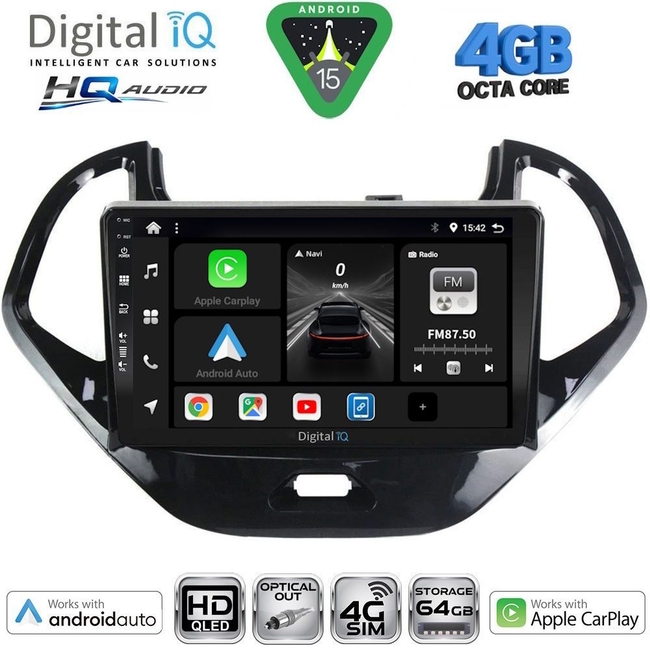 DIGITAL IQ BXK 19165_CPAA (9inc) MULTIMEDIA TABLET for FORD MUSTANG mod. 2010-2015