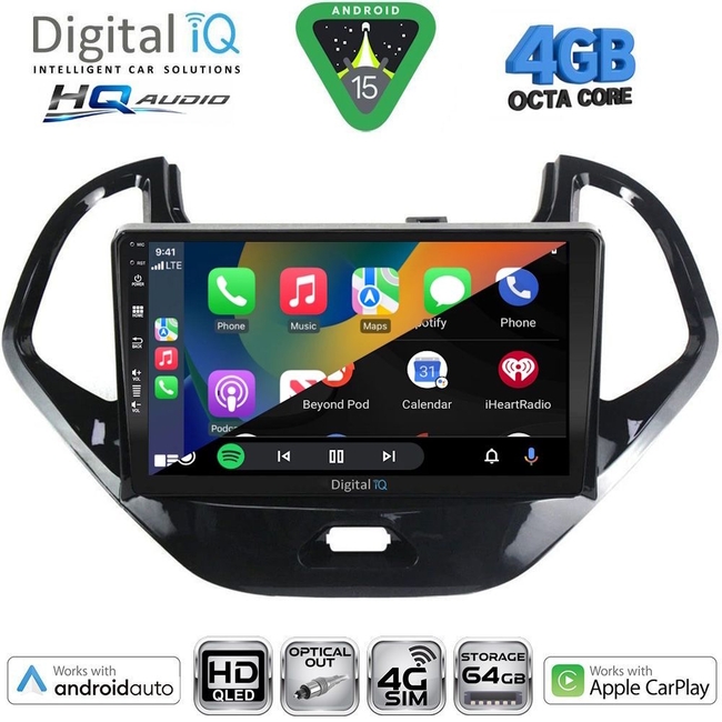 DIGITAL IQ BXK 19165_CPAA (9inc) MULTIMEDIA TABLET for FORD MUSTANG mod. 2010-2015
