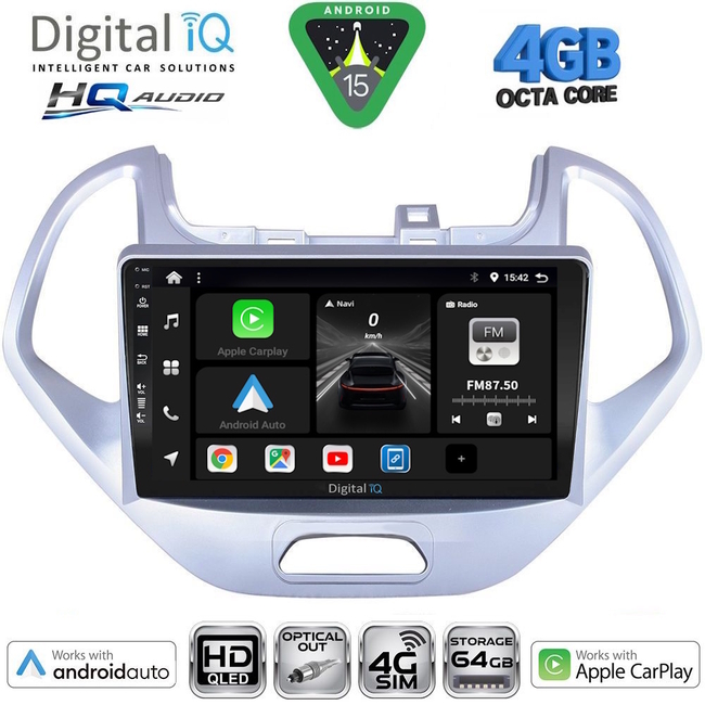 DIGITAL IQ BXK 19165_CPAA (9inc) MULTIMEDIA TABLET for FORD MUSTANG mod. 2010-2015