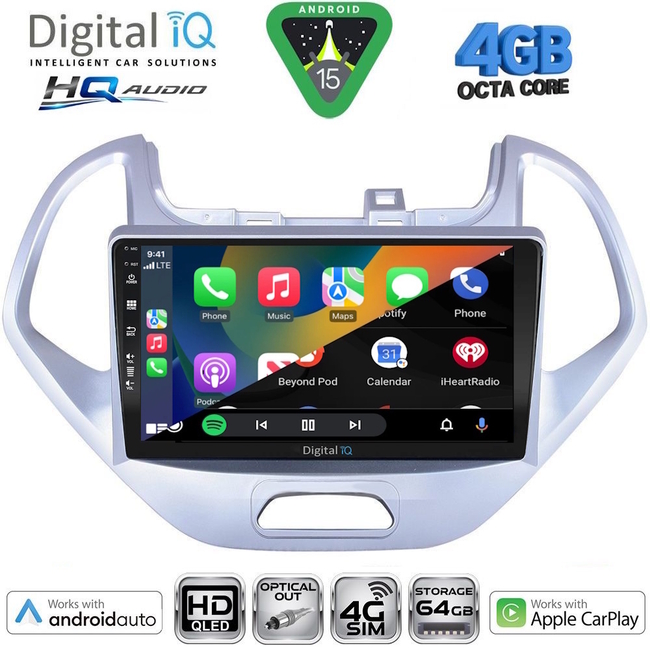 DIGITAL IQ BXK 19165_CPAA (9inc) MULTIMEDIA TABLET for FORD MUSTANG mod. 2010-2015