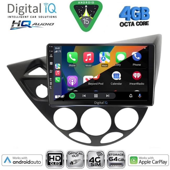 DIGITAL IQ BXK 19169_CPAA  (9inc) MULTIMEDIA TABLET for FORD FOCUS mod. 1998-2004