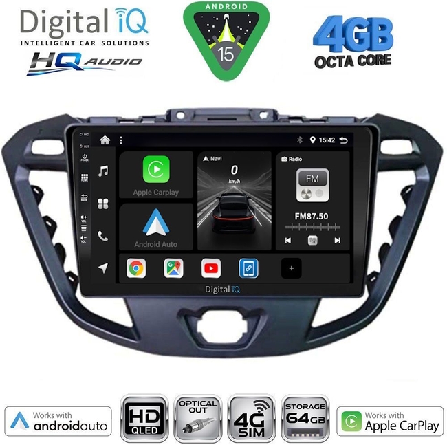 DIGITAL IQ BXK 19175_CPAA A/C (9inc) MULTIMEDIA TABLET for FORD SMAX mod. 2006-2014