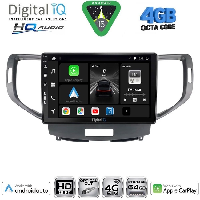 DIGITAL IQ BXK 19181_CPAA (9inc) MULTIMEDIA TABLET for HONDA ACCORD COUPE mod. 1998-2004