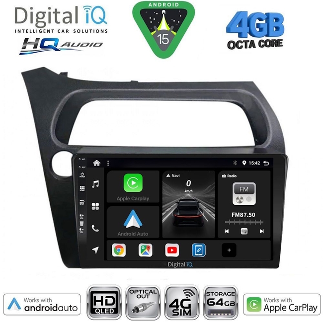 DIGITAL IQ BXK 19181_CPAA (9inc) MULTIMEDIA TABLET for HONDA ACCORD COUPE mod. 1998-2004