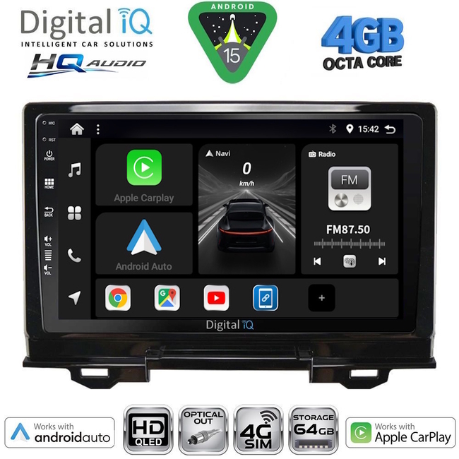 DIGITAL IQ BXK 19200_CPAA (9inc) MULTIMEDIA TABLET for HRV mod. 1998-2005