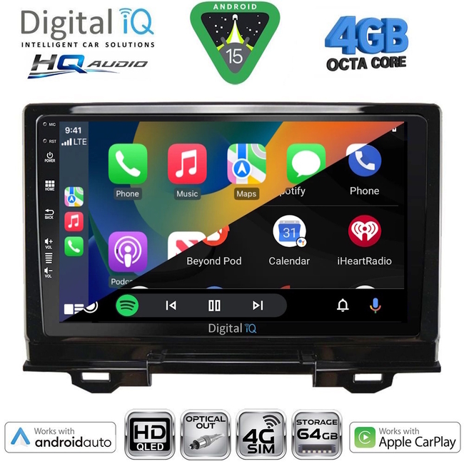 DIGITAL IQ BXK 19200_CPAA (9inc) MULTIMEDIA TABLET for HRV mod. 1998-2005