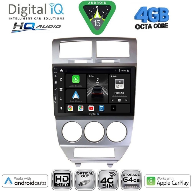 DIGITAL IQ BXK 19270_CPAA (10inc) MULTIMEDIA TABLET for JEEP CHEROKEE – LIBERTY mod. 2007-2014