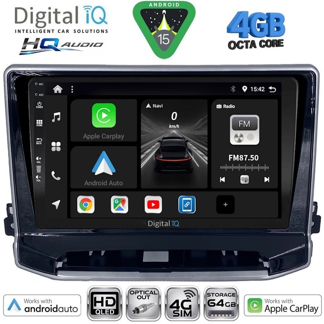 DIGITAL IQ BXK 19270_CPAA (10inc) MULTIMEDIA TABLET for JEEP CHEROKEE – LIBERTY mod. 2007-2014