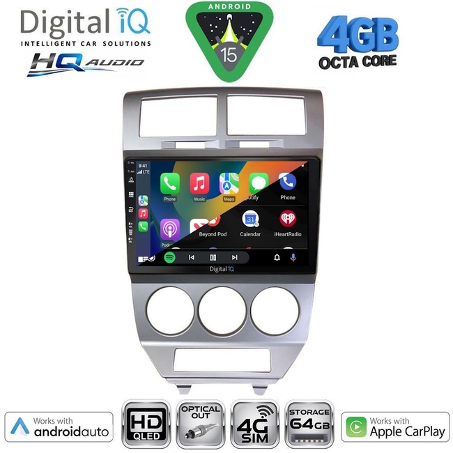 DIGITAL IQ BXK 19275_CPAA (10inc) MULTIMEDIA TABLET for DODGE CALIBER mod. 2006-2012