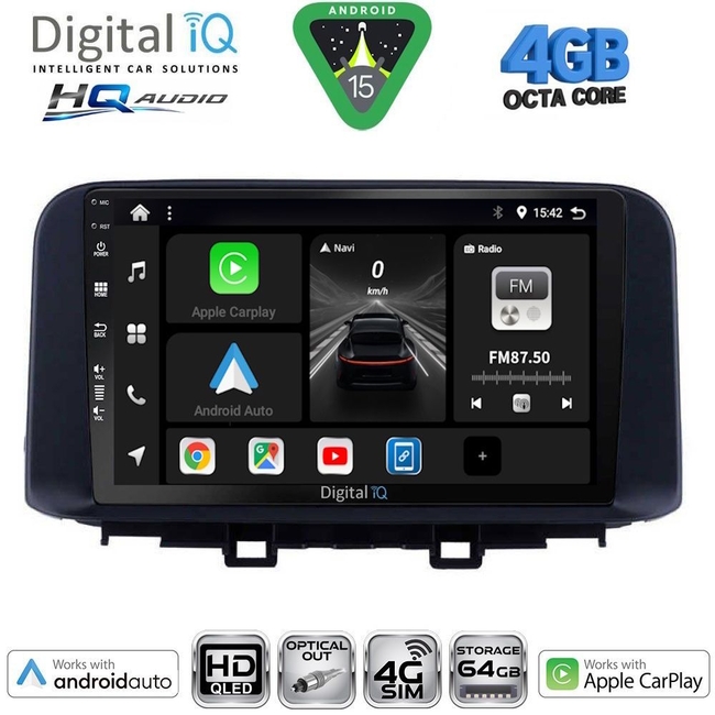 DIGITAL IQ BXK 19231_CPAA A/C (9inc) MULTIMEDIA TABLET for HYUNDAI i30 mod. 2007-2012