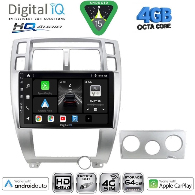 DIGITAL IQ BXK 19240_CPAA (9inc) MULTIMEDIA TABLET for HYUNDAI MATRIX mod. 2001-2010