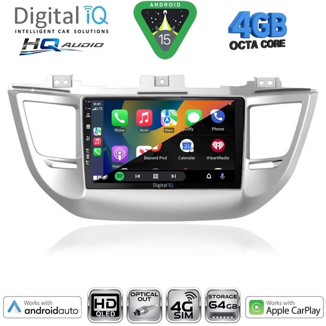 DIGITAL IQ BXK 19240_CPAA (9inc) MULTIMEDIA TABLET for HYUNDAI MATRIX mod. 2001-2010