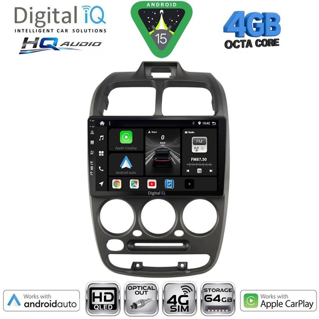 DIGITAL IQ BXK 19240_CPAA (9inc) MULTIMEDIA TABLET for HYUNDAI MATRIX mod. 2001-2010