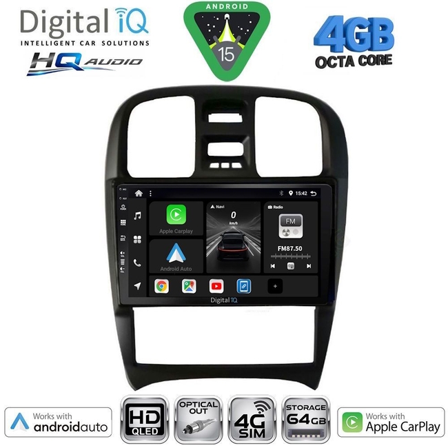DIGITAL IQ BXK 19240_CPAA (9inc) MULTIMEDIA TABLET for HYUNDAI MATRIX mod. 2001-2010