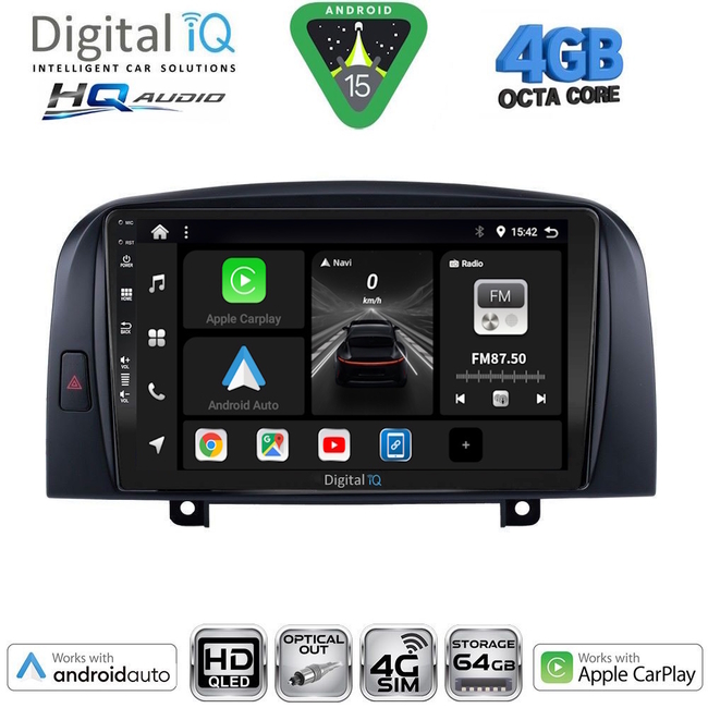DIGITAL IQ BXK 19240_CPAA (9inc) MULTIMEDIA TABLET for HYUNDAI MATRIX mod. 2001-2010