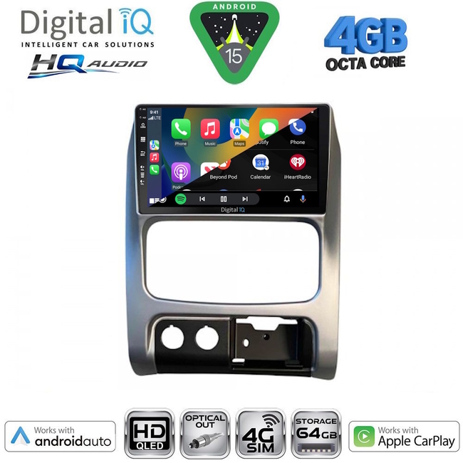 DIGITAL IQ BXK 19269_CPAA (9inc) MULTIMEDIA TABLET for JEEP CHEROKEE – LIBERTY mod. 2002-2007