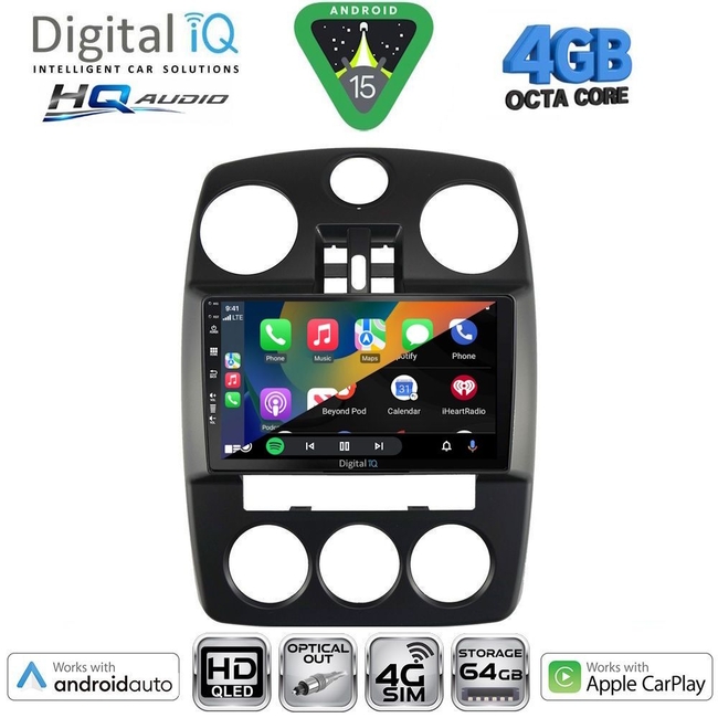 DIGITAL IQ BXK 19280_CPAA (9inc) MULTIMEDIA TABLET for JEEP GRAND CHEROKEE mod. 1999-2004