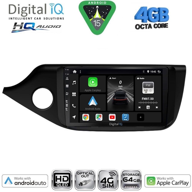 DIGITAL IQ BXK 19300_CPAA (9inc) MULTIMEDIA TABLET for KIA CEED  mod. 2006-2009