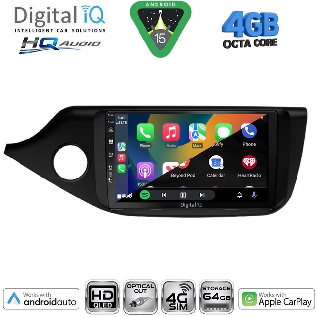 DIGITAL IQ BXK 19300_CPAA (9inc) MULTIMEDIA TABLET for KIA CEED  mod. 2006-2009
