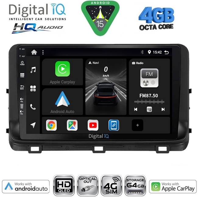 DIGITAL IQ BXK 19300_CPAA (9inc) MULTIMEDIA TABLET for KIA CEED  mod. 2006-2009