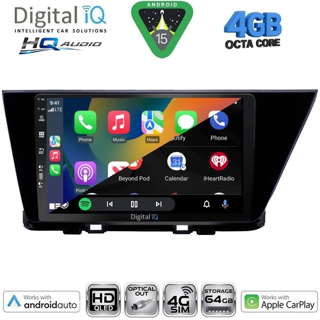 DIGITAL IQ BXK 19300_CPAA (9inc) MULTIMEDIA TABLET for KIA CEED  mod. 2006-2009