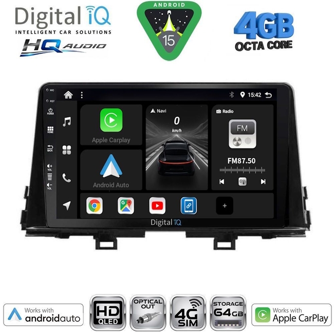 DIGITAL IQ BXK 19300_CPAA (9inc) MULTIMEDIA TABLET for KIA CEED  mod. 2006-2009