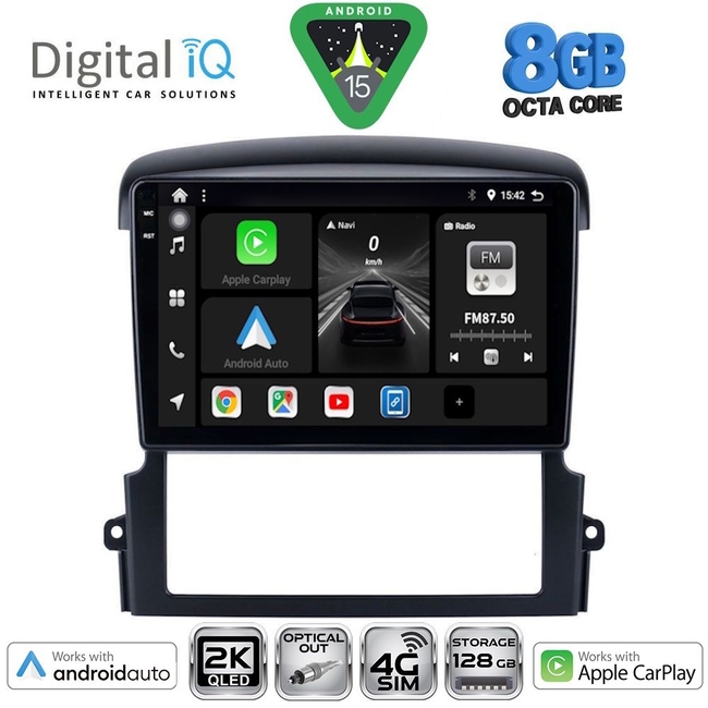 DIGITAL IQ BXK 19310_CPAA (9inc) MULTIMEDIA TABLET for KIA PICANTO mod. 2021-2026