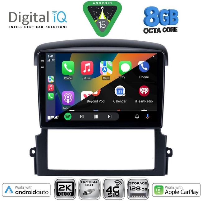 DIGITAL IQ BXK 19310_CPAA (9inc) MULTIMEDIA TABLET for KIA PICANTO mod. 2021-2026