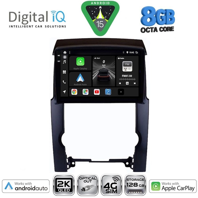DIGITAL IQ BXK 19310_CPAA (9inc) MULTIMEDIA TABLET for KIA PICANTO mod. 2021-2026