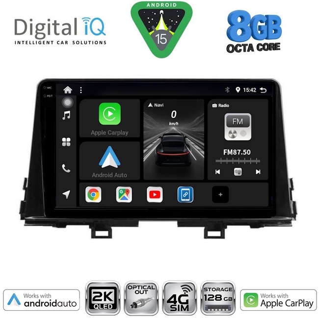 DIGITAL IQ BXK 19310_CPAA (9inc) MULTIMEDIA TABLET for KIA PICANTO mod. 2021-2026