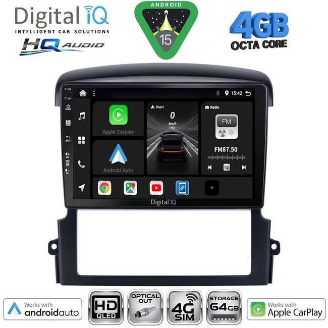 DIGITAL IQ BXK 19313_CPAA (9inc) MULTIMEDIA TABLET for KIA RIO mod. 2005-2011