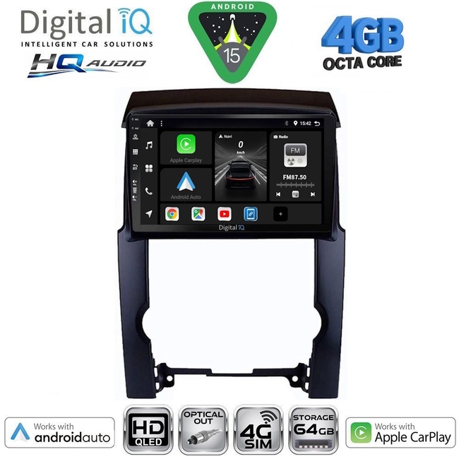 DIGITAL IQ BXK 19313_CPAA (9inc) MULTIMEDIA TABLET for KIA RIO mod. 2005-2011