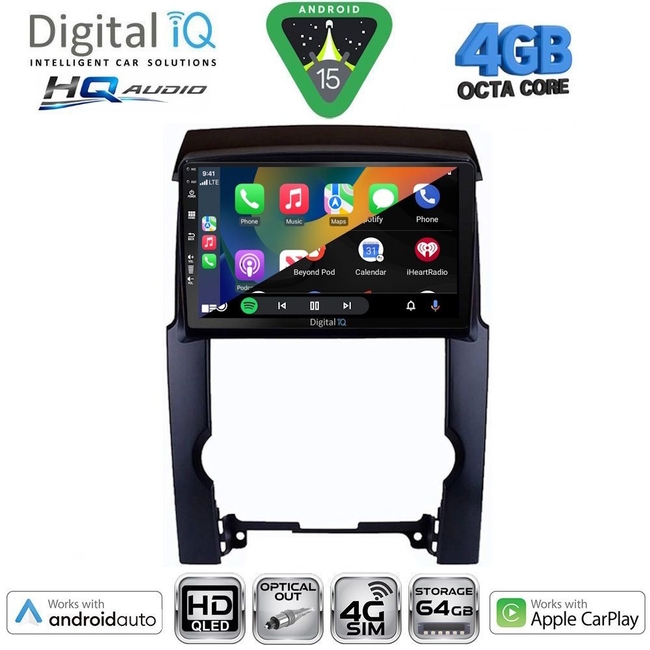 DIGITAL IQ BXK 19313_CPAA (9inc) MULTIMEDIA TABLET for KIA RIO mod. 2005-2011