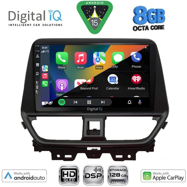 DIGITAL IQ BXF 7673_CPAA (9inc) MULTIMEDIA TABLET for SUZUKI BALENO mod. 2022-2026