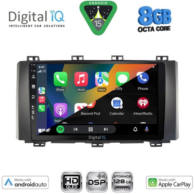 DIGITAL IQ BXF 7568_CPAA (9inc) MULTIMEDIA TABLET for SEAT ATECA mod. 2017-2025