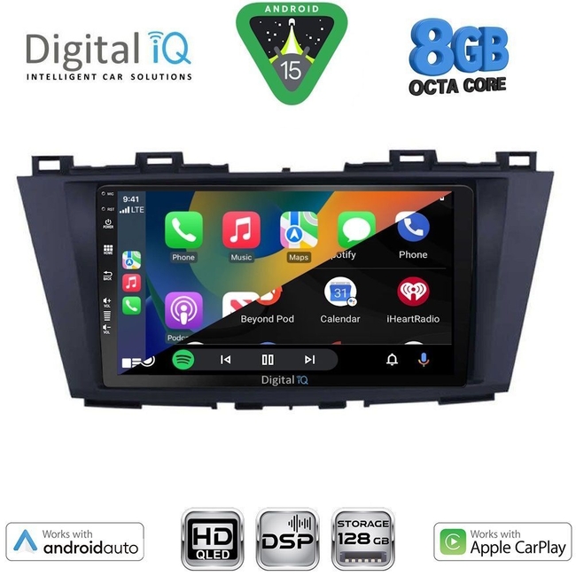 DIGITAL IQ BXF 7371_CPAA (9inc) MULTIMEDIA TABLET for MAZDA 5 mod. 2011-2020