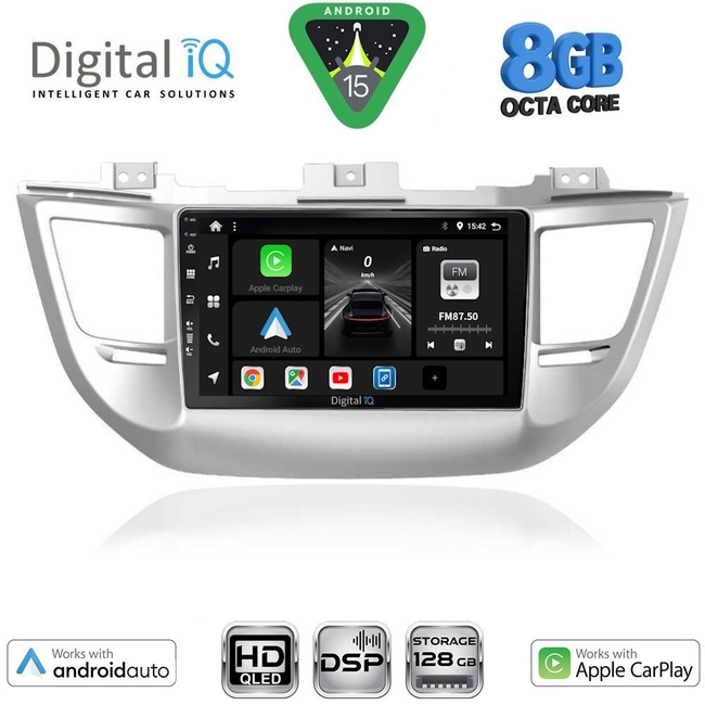 DIGITAL IQ BXF 7243_CPAA (9inc) MULTIMEDIA TABLET for HYUNDAI TUCSON  mod. 2015-2019